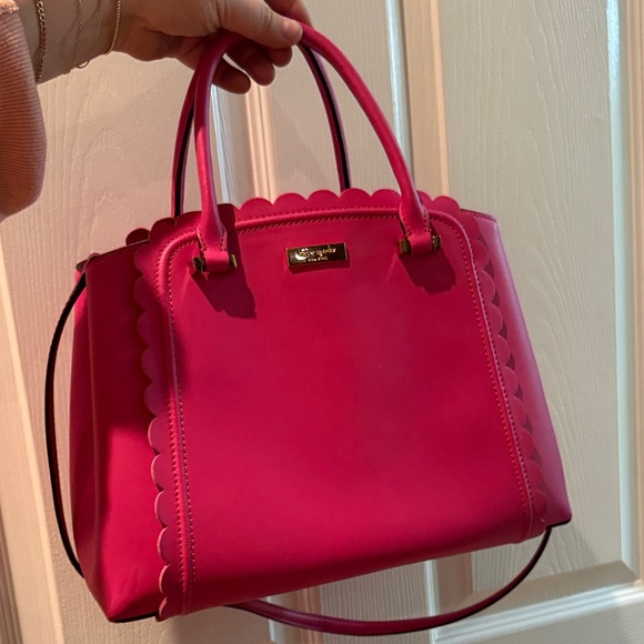 kate spade Handbags - Kate Spade Fuchsia Scalloped Satchel